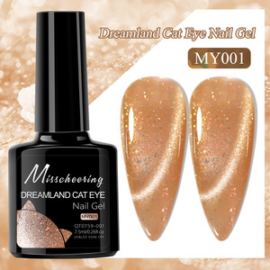 Vernis Gel UV Effet Œil de Chat 12 Couleurs, Paillettes Nuage Brocart, Sable Fluide Aurore, Cristal Mica, Magnétique LED, Personnalisable, Vente en Gros - Product Image 6