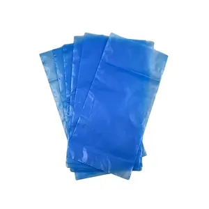 Premium Quality Blue Plastic Anti Static Flat Bottom Hdpe Bag With Customized Printing