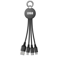 Cable Micro-USB 3 en 1 de Carga Rápida OEM con Conductor de Cobre Puro, Abrebotellas de PVC y Llavero, Garantía de 12 Meses para Tablet
