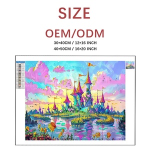 Prix <span class=keywords><strong>de</strong></span> gros DIY personnalisé 30*40 5d diamant peinture Kits <span class=keywords><strong>dessin</strong></span> animé château mosaïque diamant Art peinture <span class=keywords><strong>pour</strong></span> débutants <span class=keywords><strong>dessin</strong></span> cadeau - Product Image 3