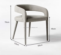 Chaise de salle à manger de luxe moderne nordique en cuir véritable rembourrée pour salle à manger, salon, extérieur, maison, appartement