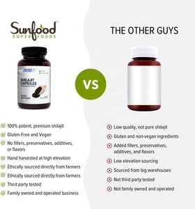 Compléments alimentaires OEM/ODM Shilajit pur de l'Himalaya en capsules de 500 mg - Product Image 5