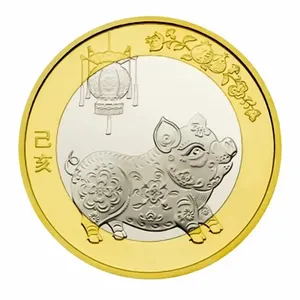 Chính xác trống lưu niệm đồng xu nhà sản xuất sưu tập thách thức kỷ niệm đồng xu hoàng đạo