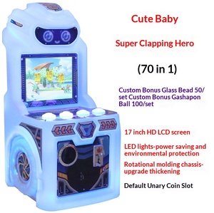 Nuevo Modelo 2023 Máquina <span class=keywords><strong>de</strong></span> <span class=keywords><strong>Juego</strong></span> Arcade Infantil <span class=keywords><strong>de</strong></span> Doble Jugador con Monedas, Diseño Lindo: Carreras, Aviones, Pesca, Pat-Pat Fun, Motocicleta - Product Image 6