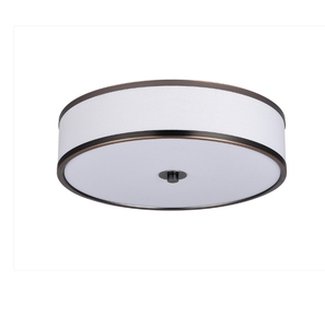 White Color Acrylic Lampshade Ceiling Lamp with Black Decor <b>Plate</b> for Hotel Home Decor - Product Image 4