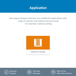 Ventilador Axial de CA de Alto Rendimiento ebm-papst DV4600-492 115V 119*119*38mm para Ventilación Industrial - Product Image 5