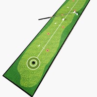 Tapis de putting de golf portable personnalisable avec logo pour clubs de golf