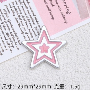 อุปกรณ์ตกแต่งอะคริลิคแบบ DIY สีเงินด้านชมพู รูปแมว โบว์ผีเสื้อ ปลาตัวเล็ก ลูกแมว สำหรับโทรศัพท์ เครื่องเขียน รถยนต์ ของตกแต่ง - Product Image 3