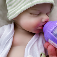 Poupées reborn de 13 pouces en silicone, corps entier, filles réalistes, peintes à la main, jouet doux pour enfants