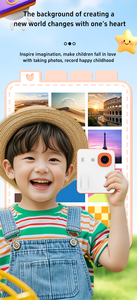 Mini Cámaras Digitales Rosa y Azul, Cámara para Niños, Cámara Android con IA para Niños, Juguete, 1+16G, en Stock - Product Image 2