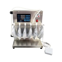 Machines de remplissage et de bouchage semi-automatiques pour sachets doypack à bec verseur, miel, liquide, sauce, pâte, confiture, eau, gelée, shampoing, boisson, jus
