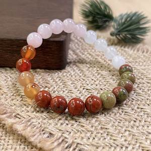 Natural Stone <b>Bracelet</b> Colorful Glass Beaded Spiritual Growth Leading Factory for Wholesalers Flexible Payment Terms - Product Image 1