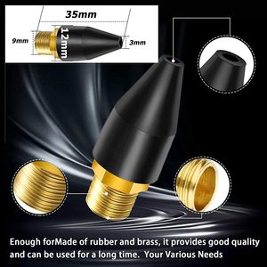 Safety Nozzle Rubber 6 Mm 1/4 Inch Air Gun Accessory Pneumatic Tool Part - Product Image 3