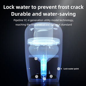 Bathroom Siphonic Sanitary Ware One Piece Ceramic <strong>Blue</strong> Color <strong>Toilet</strong> Bowl - Product Image 5