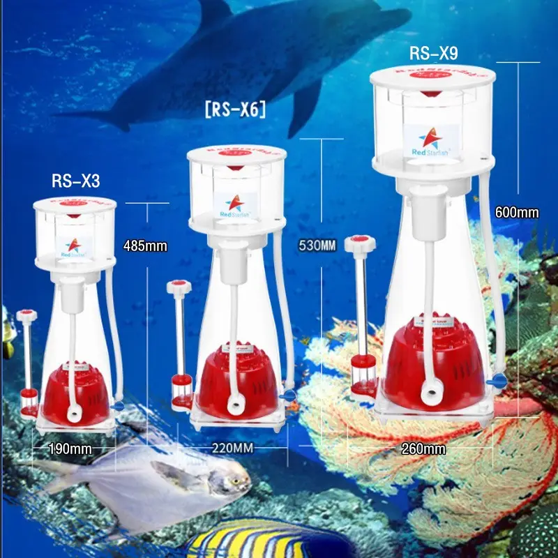 Red Starfish RS-X Series Riff Korallen protein ab schäumer für Aquarien Salzwasser system