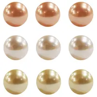 Perlas de plástico Abs de alta calidad para bolso, cuentas de perlas de plástico sueltas