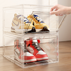 Scatola Pieghevole con Assorbimento Magnetico, Espositore Trasparente per Scarpe, Borse, Giocattoli, Gioielli - <span class=keywords><strong>Plastica</strong></span> PP per Cucina e Soggiorno - Product Image 4