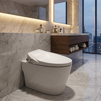 Accessoire de bidet mécanique avec couvercle à fermeture douce, pression d'eau réglable, couvercle anti-choc, compatible avec les toilettes standard de qualité supérieure, forme en U, pour une hygiène optimale