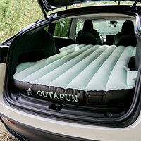 OUTAFUN Colchón de Aire Inflable Portátil, Moderno, Plegable, Suave, Fácil de Inflar, Muebles PARA EL Hogar, Coche, Camping, Hotel, Dormitorio, Escuela