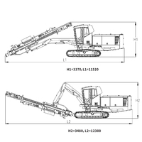 Máquina Perforadora de Roca Portátil con Martillo de Impacto, Tipo Crawler, en Venta
