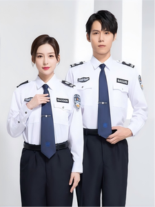 Uniformes de gardien de sécurité, ensembles à manches courtes, chemises à manches longues d'été, vêtements de travail de sécurité immobilière - Product Image 5