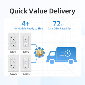 An toàn ul chứng nhận gfci <span class=keywords><strong>Outlet</strong></span> TR WR ổ cắm 15A Chống giả mạo thời tiết kháng Điện receptacle gfci cho ngoài trời - Product Image 3