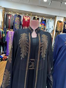 Robe Abaya Zifeng OME, style musulman, robe pour femmes, vente en gros, ensemble deux pièces en mousseline - Product Image 6
