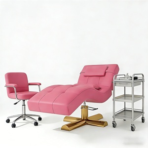 <span class=keywords><strong>Lit</strong></span> <span class=keywords><strong>de</strong></span> cils électrique <span class=keywords><strong>de</strong></span> luxe XINMAN <span class=keywords><strong>rose</strong></span> moderne pour salon <span class=keywords><strong>de</strong></span> beauté, matelas incurvé pour spa et soins du visage - Product Image 2