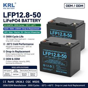 Batterie au lithium LiFePO4 12,8 V 200 Ah pour bateau rapide, batterie à décharge profonde pour système électrique marin et alimentation des équipements - Product Image 1
