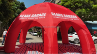 Tente dôme araignée de haute qualité, imperméable, gonflable, avec ventilateur intégré, pieds de 8 m, pour événements, auvent extérieur, promotion, publicité avec logo de marque
