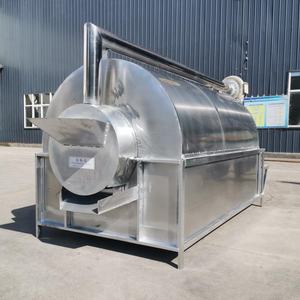 2024 haute qualité tambour sécheur biomasse acier inoxydable électrique cacao grain de café cacahuète châtaigne torréfacteur tambour séchoir à vendre - Product Image 5