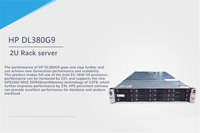惠普原装 DL380 Gen9 英特尔至强 V3 V4 2U 二手机架式服务器 hp Server Proliant Dl Gen9