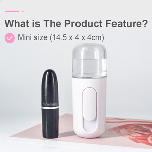 Nouveau design Usb Rechargeable Mini Facial Steamer Nano Mist Automizers Facial Mist Pulvérisateur Oxygénation Face Nano Spray Mist - Product Image 5