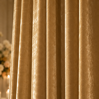 Rideaux de fond en velours 3x6m en gros, parfaits pour les cérémonies de mariage, les scènes, les fêtes, les salles de banquet, la décoration d'églises