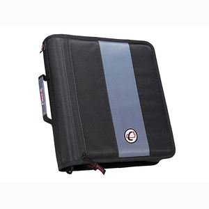 Échantillon gratuit étui nouveau classeur à fermeture éclair 2 pouces 3 anneaux capacité de 500 feuilles avec poche zippée multi-poches organisateur classeur à fermeture éclair - Product Image 3