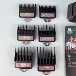เครื่องตัดผม <span class=keywords><strong>Vgr</strong></span> V--166 สำหรับช่าง<span class=keywords><strong>ต</strong></span>ัดผมมืออาชีพ แบบไร้สาย สำหรับผู้ชาย - Product Image 5