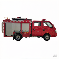 Camion de pompage d'eau diesel Dongfeng Tuyi 1 tonne, 4x2, mini/léger, pour lutte contre les incendies |   Double cabine |   Pompier urbain et rural d'intervention d'urgence