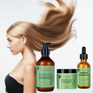 إكليل الجبل الأساسي لتساقط الشعر زيت لنمو الشعر لتقوية القشرة وحكة الشعر علاج عميق طقم الشامبو والبلسم للشعر - Product Image 3