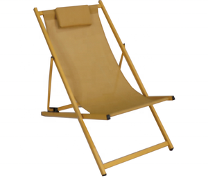 Jinhua – chaise de plage pliante en Aluminium, offre d'usine, <span class=keywords><strong>pas</strong></span> <span class=keywords><strong>cher</strong></span>, piscine extérieure, <span class=keywords><strong>jardin</strong></span>, soleil, métal, écharpe pliante, chaises de pont avec oreiller - Product Image 1