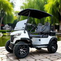 Voiturette de golf électrique Richi Comfort Vintage pour deux passagers, certification CE, autonomie de 70-90 km, pour les terrains de golf
