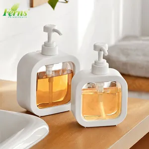 Premium Thick Soap Pump Bottles Plastic Hand Soap Dispenser Bathroom Liquid Soap Bottle Dispenser for Home