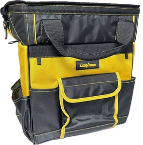 Sac à outils électrique à large ouverture, robuste, OEM, étanche, avec sangle réglable, 45L, pour <span class=keywords><strong>charpentier</strong></span> et électricien, rangement d'outils - Product Image 3