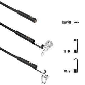 Integrated Wifi Box Pipe Endoscope 5Mp Dual Lens Industrial Camera With Led Light For Pipeline Inspection - Product Image 2