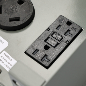ETL Standard Temporary Power Outlet Panel with <strong>20</strong>, 30 <strong>Amp</strong> Receptacle Installed with <strong>Circuit</strong> Breaker - Product Image 5