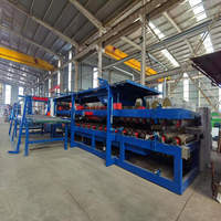 Ruang bersih garis produksi Panel Sandwich Eps mesin pembuat Panel Sandwich mesin profil Panel dinding penyimpanan dingin wol batu