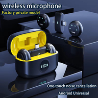 Microphone sans fil professionnel K31 Microphone Lavalier portable avec étui de charge Microphone à revers Collier sans fil