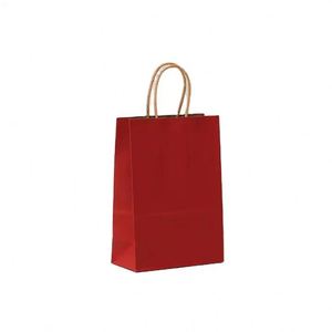 Paper Clothing Bags Black White Brown <b>Biodegradable</b> Kraft Environment Friendly Paper <b>Packaging</b> Shopping Bag - Product Image 4