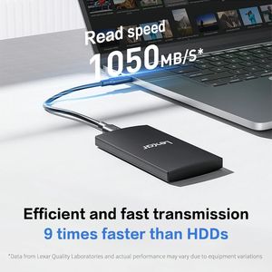 Lexar SL300 휴대용 SSD 1TB 2TB PSSD 외장 솔리드 스테이트 디스크 USB 3.<span class=keywords><strong>2</strong></span> 세대 <span class=keywords><strong>2</strong></span> 데스크탑 용 고속 휴대용 하드 드라이브 - Product Image 2