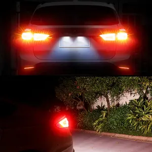 1156 Auto Led Achteruitrijlicht 1157 Brake Lamp 12smd High Power T20amber Led T25 T15