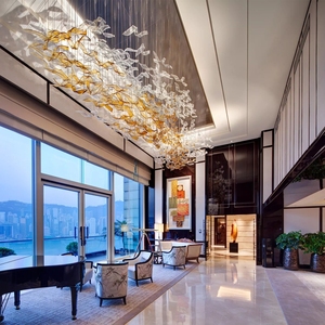 Décoration d'intérieur personnalisée professionnelle Luminaire Hall Hall Hall d'hôtel Grand Projet Lustre Led - Product Image 2